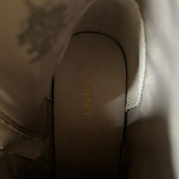 Old Navy Women's Boots Zipper Ankle Booties Gray Faux Suede, Sz 8 - Picture 5 of 7